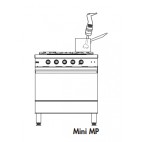 Mixer plongeant, mini MP 190 V.V., Longueur totale avec tube : 470 mm, Ø 78 mm