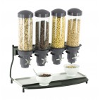 Distributeur de céréales 4 tubes, L 600 x P 390 x H 640 mm
