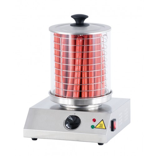Chauffe-saucisses professionnel en acier inoxydable 350 W Chauffe-saucisses professionnel en acier inoxydable 350 W