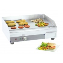 Plaque à snacker électrique Premium Lisse en inox 3200 W