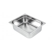 Bac gastronorme 1/1 AISI 304, 30 litres, L 530 x P 325 x H 200 mm