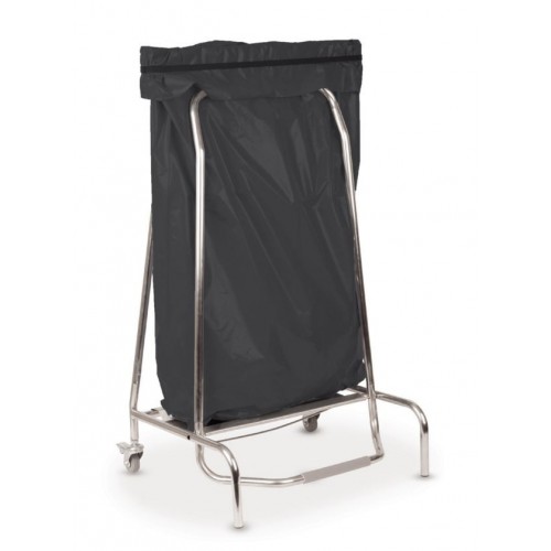 Porte sac poubelle inox 110 L Porte sac poubelle inox 110 L