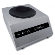 Wok induction monophasé, puissance 3500 W, L 410 x P 510 x H 210 mm
