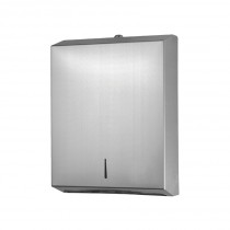 Seche mains professionnel inox essuie-main, L 285 x P 100 x H 370 mm