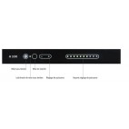 Induction EASYFIT 1 feu sous vitro existante, monophasé générateur déporté, avec bandeau de commande, puissance 3500 W