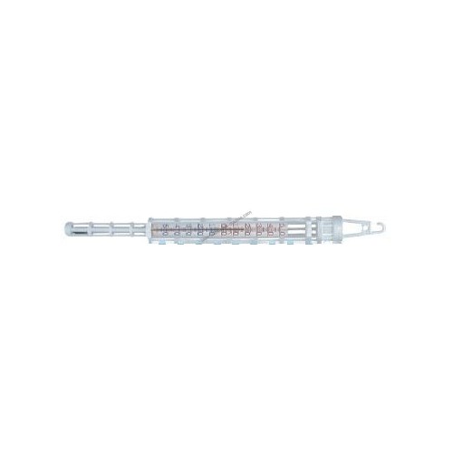 Thermometre professionnel verre -50° / + 50 °C avec gaine de protection Thermometre professionnel verre -50° / + 50 °C avec gaine de protection