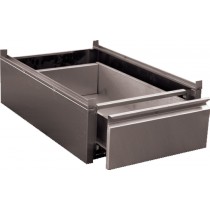 Bloc 1 tiroir monobloc GN1/1 inox AISI 304, L 450 x P 580 x H 180 mm