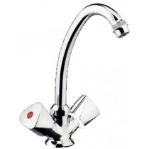 Robinetterie cuisine, mélangeur éco monotrou col de 250 mm