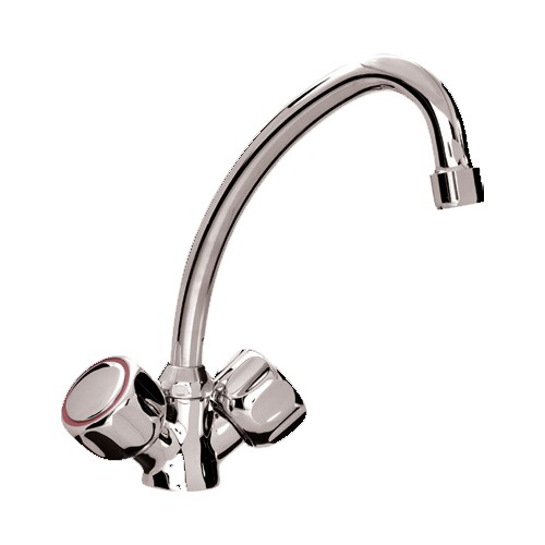 Robinetterie cuisine mélangeur monotrou standard col de 250 mm Robinetterie cuisine mélangeur monotrou standard col de 250 mm
