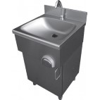 Lave main cuisine professionnelle sur placard porte battante profondeur 400 mm