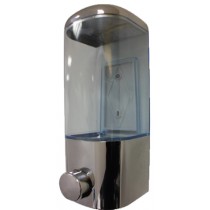 Distributeur de savon douche muraux , manuel , L 115 x P 115 x H 250 mm