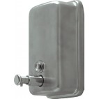 Distributeur de savon ou gel hydroalcoolique professionnel inox brossé manuel