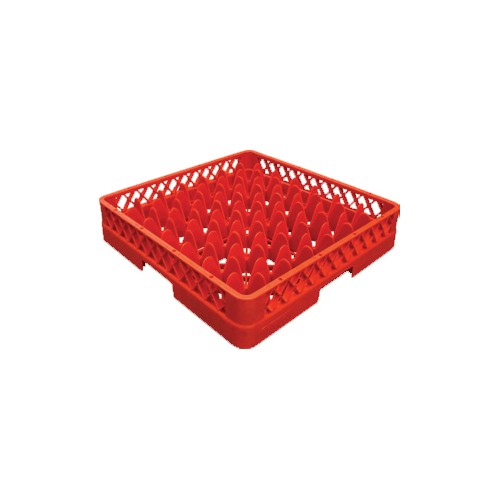 Casier à verre pour lave-vaisselle sans réhausse rouge 49 compartiments Casier à verre pour lave-vaisselle sans réhausse rouge 49 compartiments