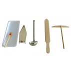 Kit d'étalement 6 pièces pour crêpière 