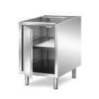 Meuble boulanger - patissier, inox AISI 304, 1 porte et 1 étagère, longueur 540 mm