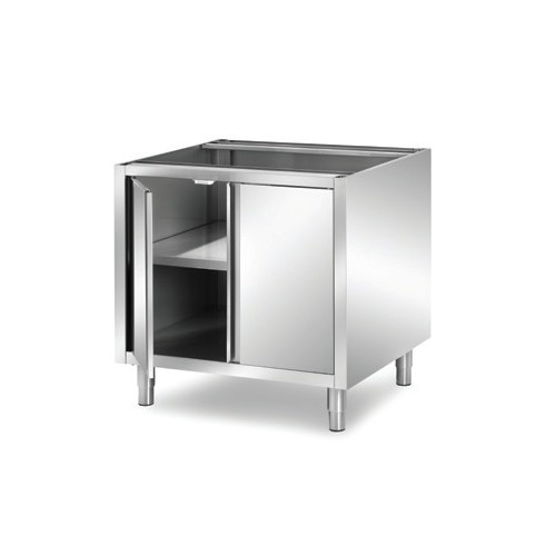Meuble boulanger - patissier 2 portes battantes et 1 étagère longueur 840 mm Meuble boulanger - patissier 2 portes battantes et 1 étagère longueur 840 mm