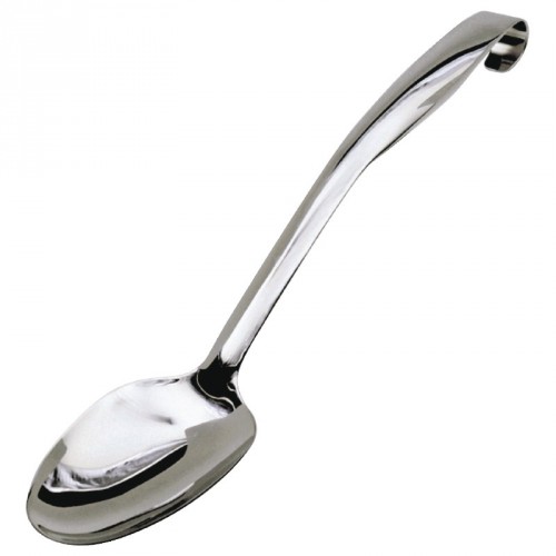 Cuillère pleine, en acier inoxydable haute qualité, longueur 360 mm Cuillère pleine, en acier inoxydable haute qualité, longueur 360 mm