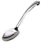 Cuillère pleine, en acier inoxydable haute qualité, longueur 360 mm 
