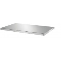 Dessus inox AISI 304, central, profondeur 800 mm