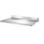 Dessus inox AISI 304 adossé profondeur 800 mm