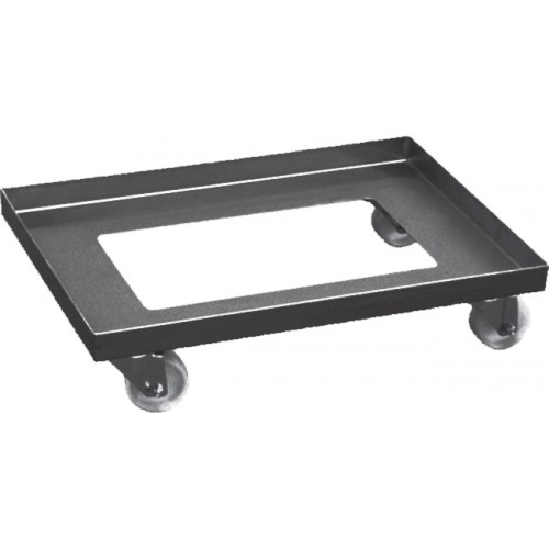 Chariot manutention pour bacs en inox AISI 304 Chariot manutention pour bacs en inox AISI 304