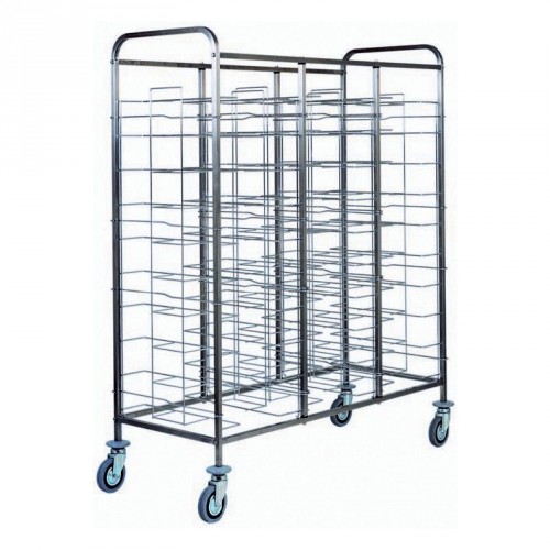 Chariot de débarassage ECO acier rilsanisé P 620 mm Chariot de débarassage ECO acier rilsanisé P 620 mm
