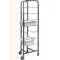 Echelle cuisine pour bac de diviseuse , inox  , L 590 x P 780 x H 2030 mm