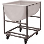 Chariot à pâtiere , inox , 170 L , chariot seul , L 755 x P 645 x H 900 mm