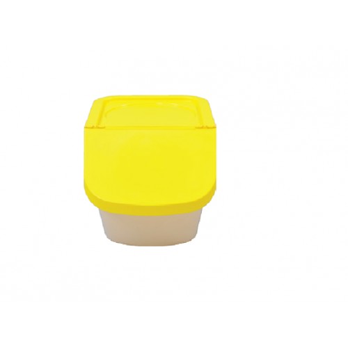 Couvercle jaune pour trio conteneurs universels empliables Couvercle jaune pour trio conteneurs universels empliables