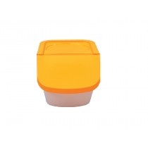 couvercle orange pour trio conteneurs universels empliables, L 740 x P 430 x H 24 mm