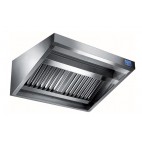 Hottes murales bizeautées, inox ferritique, L 2000 x P 900 x H 600 mm