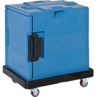 Chariot pour conteneur isotherme en polyuréthane , L 725 x P 530 x H 190 mm