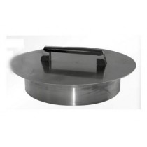 Couvercle inox ø 200 mm pour Trou vide - déchets 