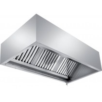 Hotte murale restangulaire, L 1000 mm x P 900 mm x H 600 mm