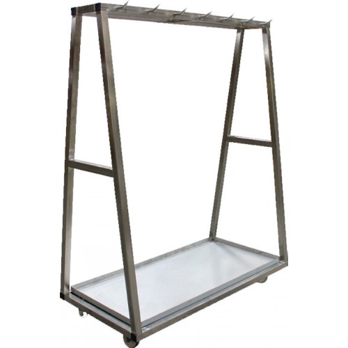 Chariot à carcasse pour viande Inox AISI 304 Chariot à carcasse pour viande Inox AISI 304