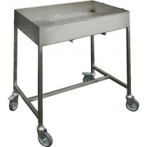 Chariot de dessouvidage inox ferretique, L 900 mm x P 600 mmx H 850 mm
