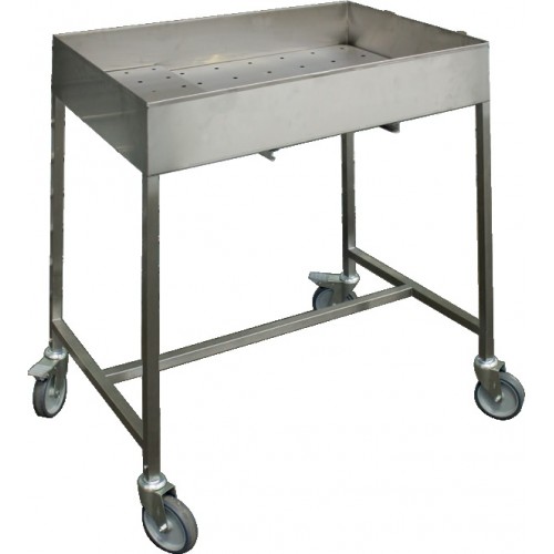 Chariot de dessouvidage inox AISI 304 L 900 x P 600 x H 1000 mm Chariot de dessouvidage inox AISI 304 L 900 x P 600 x H 1000 mm