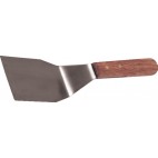 Spatule cuisine à hamburger inox manche en bois 150 x 110 x 305 mm