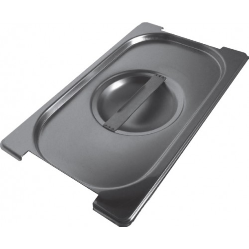 Couvercle à encoches pour bacs avec anses escamotables type GN1/1 Couvercle à encoches pour bacs avec anses escamotables type GN1/1