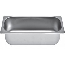 Bac à glace, 4,5 L, inox AISI 304, P 100 mm