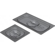 Couvercle standard pour bac gastronorme en copolyesther "Tritan™", sans Bisphénol A, type GN1/2