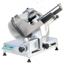 Trancheur à pignon automatique avec compteur de tranche digital integre, viande, aluminium anodisé, L 840 x P 580 x H 700 mm