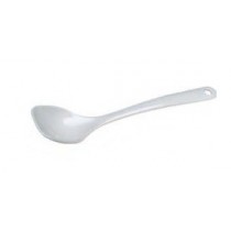 Cuillère cuisine à salade mélaminé blanche, Longueur 305 mm