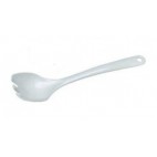 Cuillère cuisine à salade mélaminé blanche, Longueur 305 mm