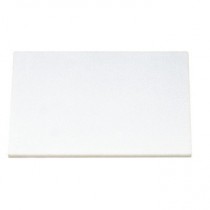 Plaque de découpe cuisine, blanc, polyéthylène alimentaire, L 600 x P 400 x H 25 mm