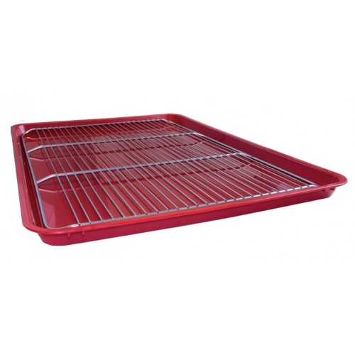 Grille inox pour plateaux L 540 x P 370 x H 13 mm