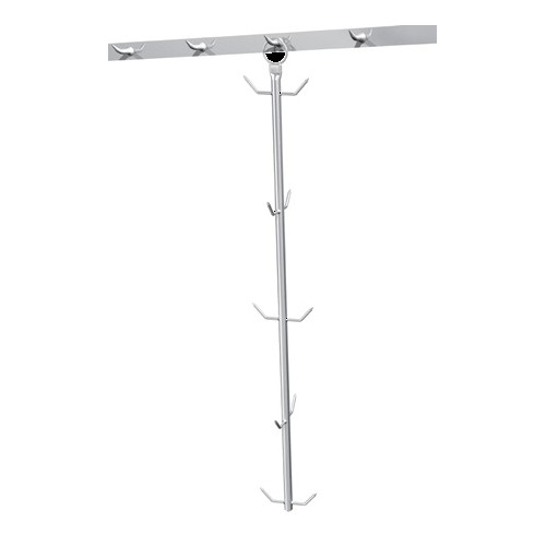 Descente à crochet inox aisi 304 pour viande hauteur 1400 mm Descente à crochet inox aisi 304 pour viande hauteur 1400 mm