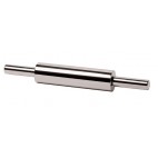 Rouleau professionnel pâtissier inox L 470 mm x Ø 65 mm
