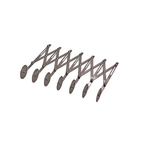 Rouleau professionnel extensible inox avec 7 roulettes Rouleau professionnel extensible inox avec 7 roulettes