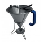 Entonnoir doseur en inox 1,5 L H 220 mm